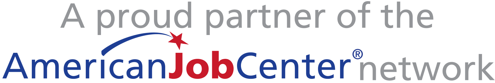 a proud partner of the American Job Center Network logo